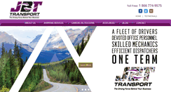 Desktop Screenshot of jbttransport.com